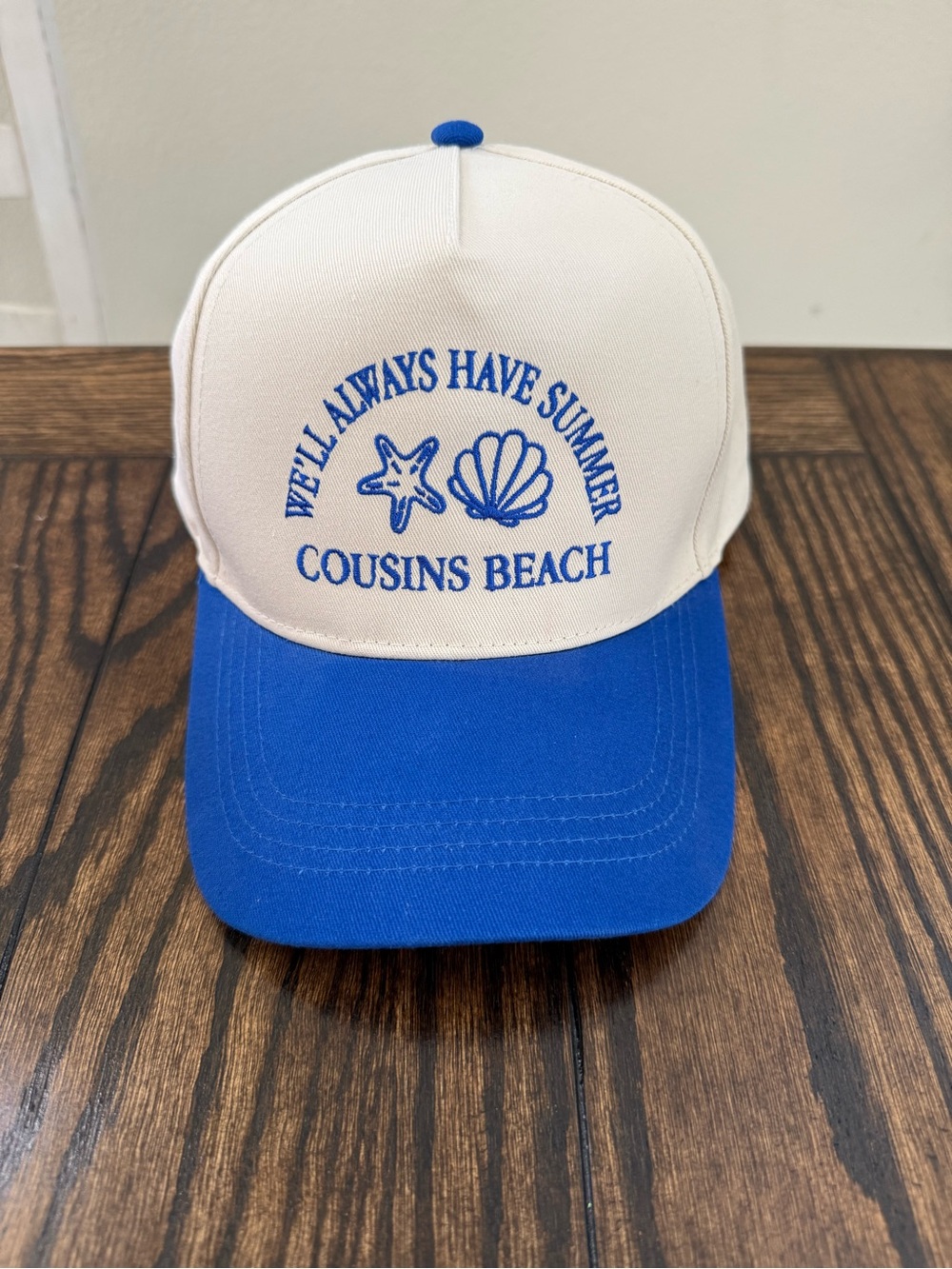The Summer I Turned Pretty Baseball Cap-Blue and White Altar’d State